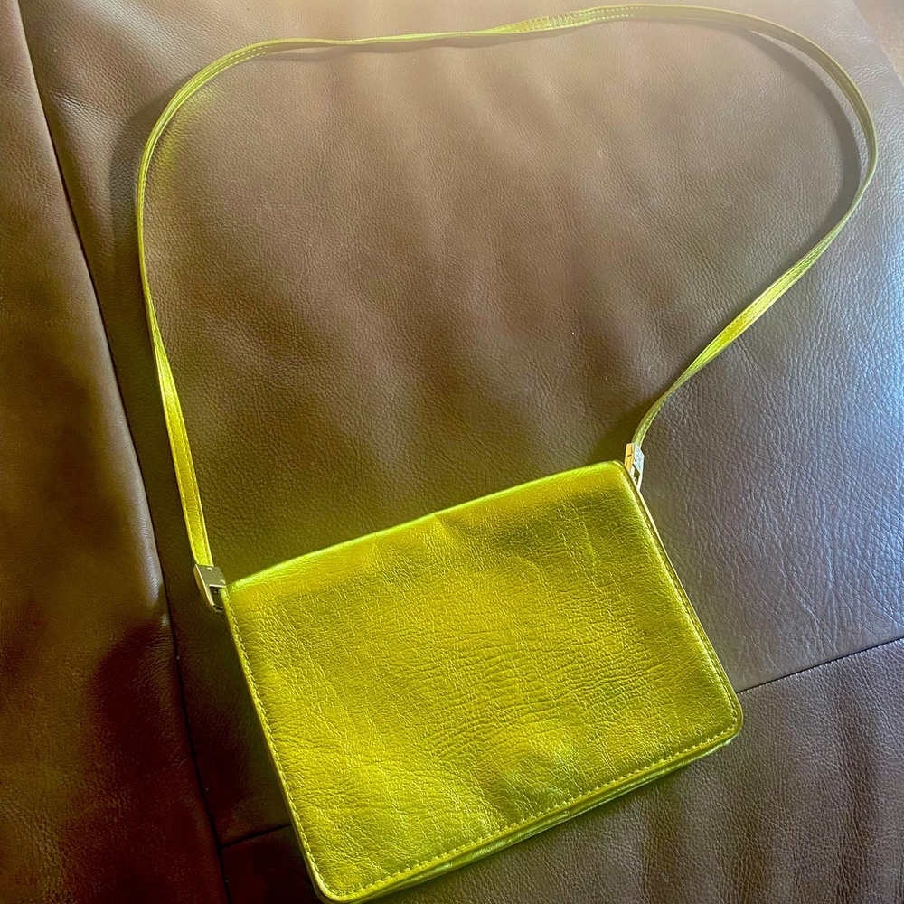 Yellow Chrome Mini Bag